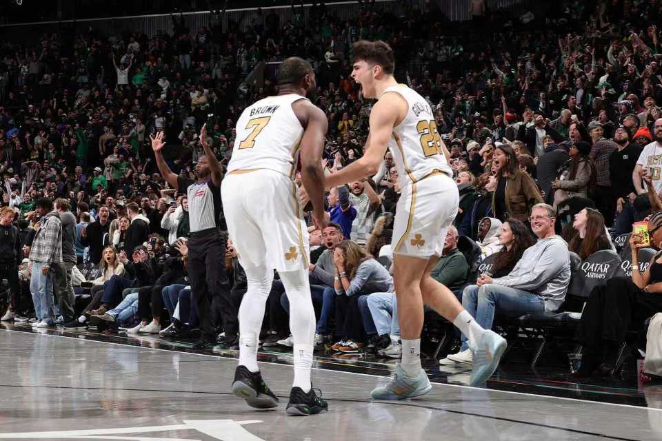 绿军双加时险胜篮网：布朗27+10+12 普里查德32分波特30+8